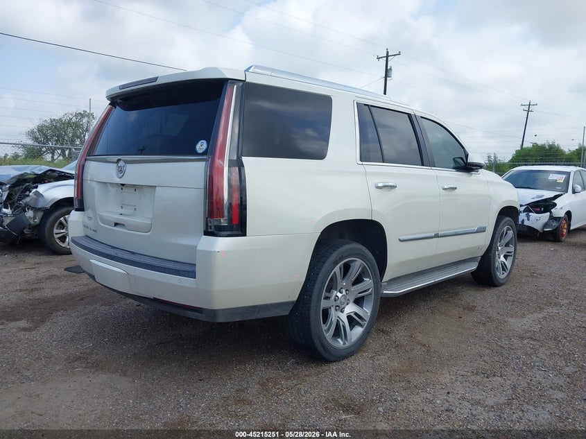 Vin: 1gys3bkj1fr181075, lot: 45713006, cadillac escalade luxury 20154