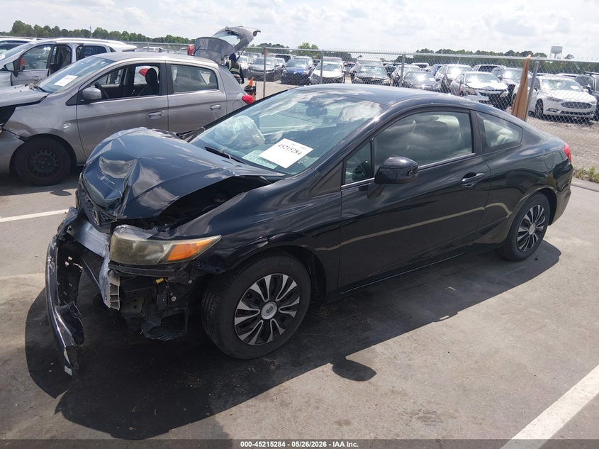 2012 Honda Civic 1.8 Lx black Lot 111045215284 Vin 2HGFG3B57CH553486