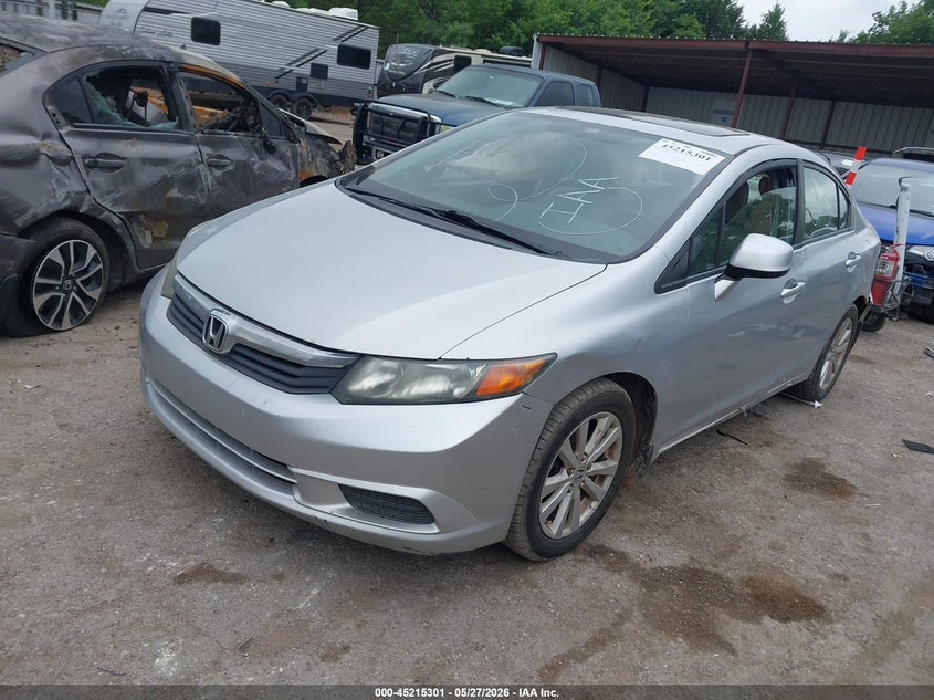 2HGFB2F86CH598917 2012 Honda Civic 1.8 Ex silver