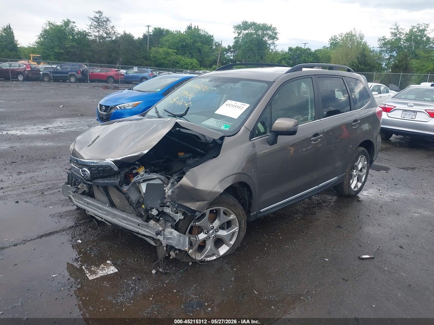 Vin: jf2sjawcxjh491582, lot: 45713067, subaru forester 2.5i touring 20182