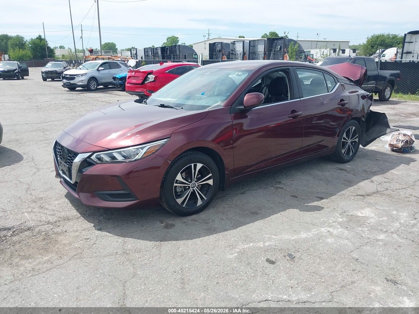 2020 Nissan Sentra Sv Xtronic Cvt 3N1AB8CV5LY295615 photo 1