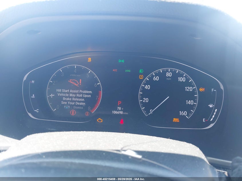 2020 HONDA ACCORD auction photo 7