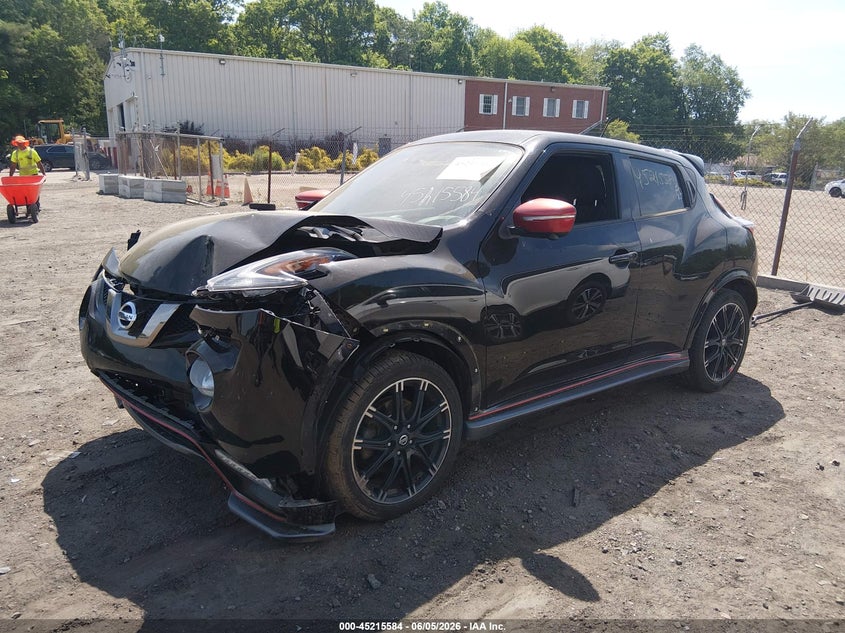 Vin: jn8af5mv9ft563744, lot: 45713339, nissan juke nismo/s/sl/sv 20152