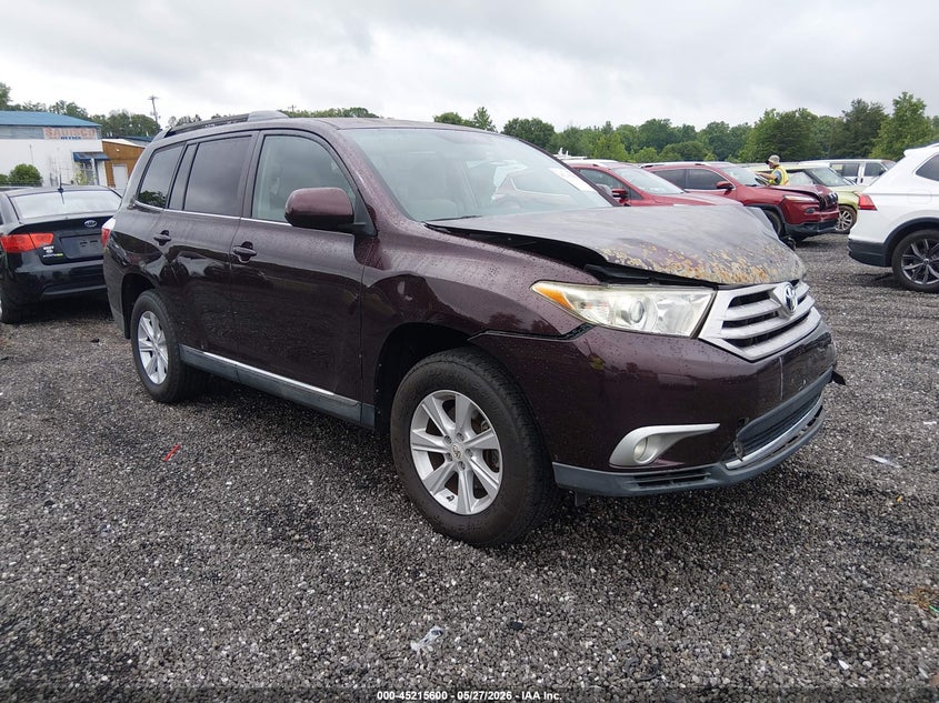 Vin: 5tdzk3ehxbs035646, lot: 45713355, toyota highlander base v6 2011 img_1