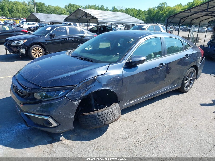 Vin: 19xfc1f77le209047, lot: 45713359, honda civic ex-l 20202