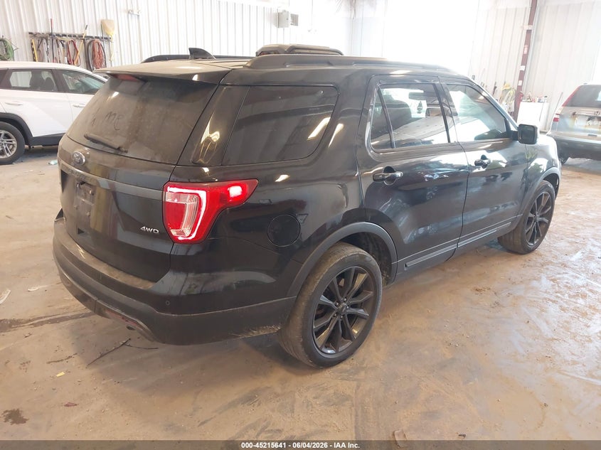 Vin: 1fm5k8d89hgc49362, lot: 45713396, ford explorer xlt 20174