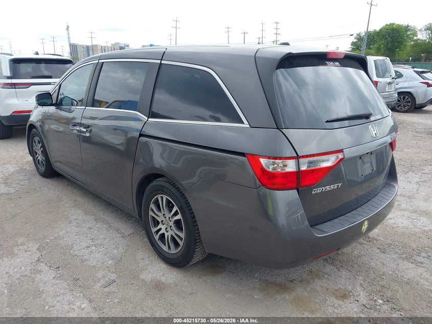 2012 Honda Odyssey 3.5 Ex-L grey Lot 111045215730 Vin 5FNRL5H64CB115193
