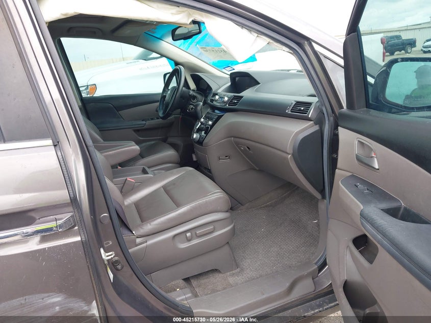 2012 Honda Odyssey 3.5 Ex-L grey Lot 111045215730 Vin 5FNRL5H64CB115193
