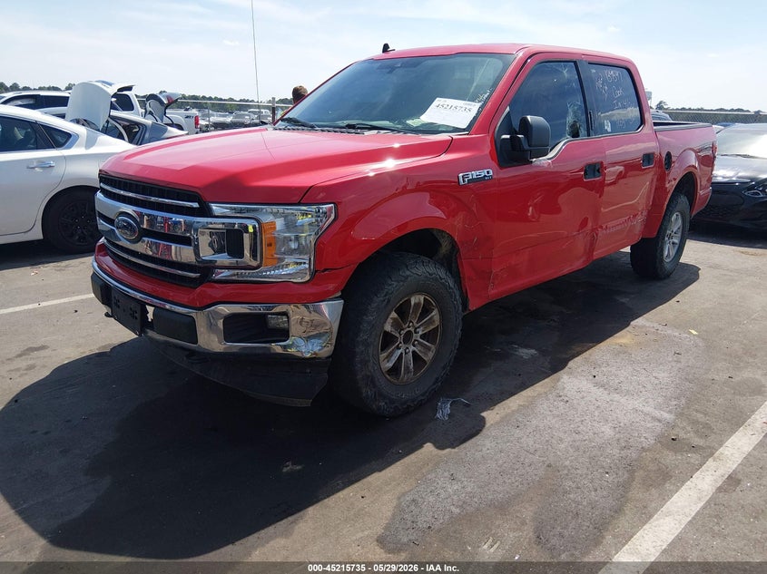 Vin: 1ftew1eb4kfc90540, lot: 45713490, ford f-150 xlt 20192