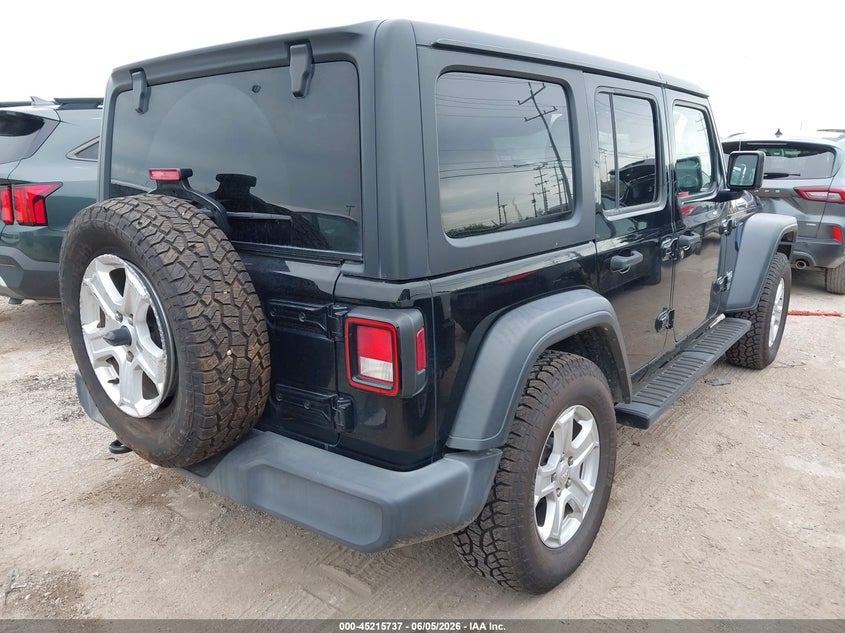 Vin: 1c4hjxdn9lw114031, lot: 45713492, jeep wrangler unlimited sport s 4x4 20204