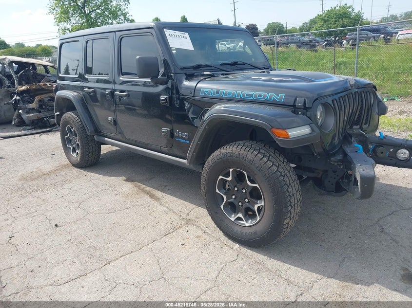 2021 Jeep Wrangler 4Xe Unlimited Rubicon 4X4