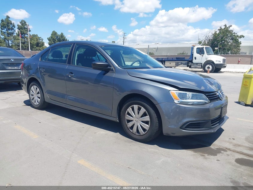 2011 Volkswagen Jetta 2.0 2.0l S Grey Lot 111045215747 Vin 3VW2K7AJ6BM059795