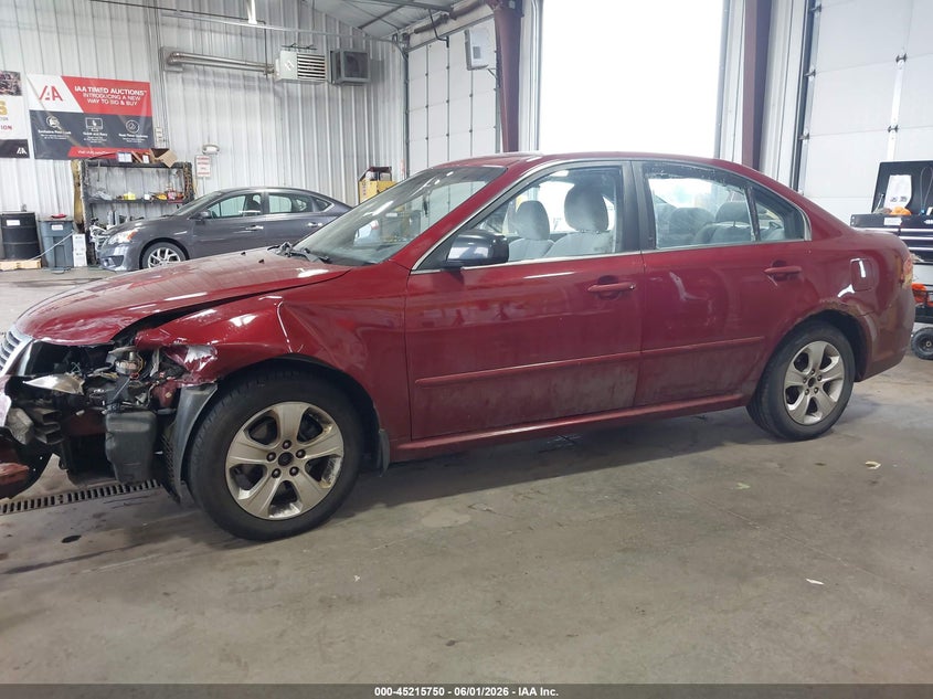 2009 Kia Optima Lx VIN: KNAGE228995317755 Lot: 45215750