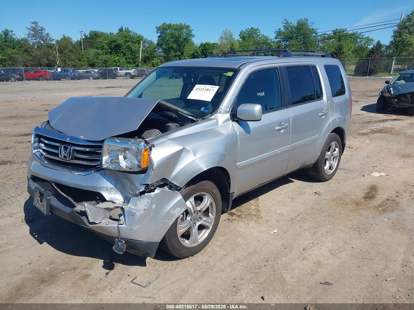 Vin: 5fnyf4h52eb027895, lot: 45713572, honda pilot ex-l 20142