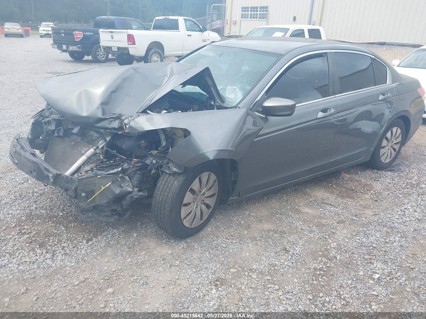2012 Honda Accord 2.4 2.4 Lx grey Lot 111045215842 Vin 1HGCP2F31CA108360