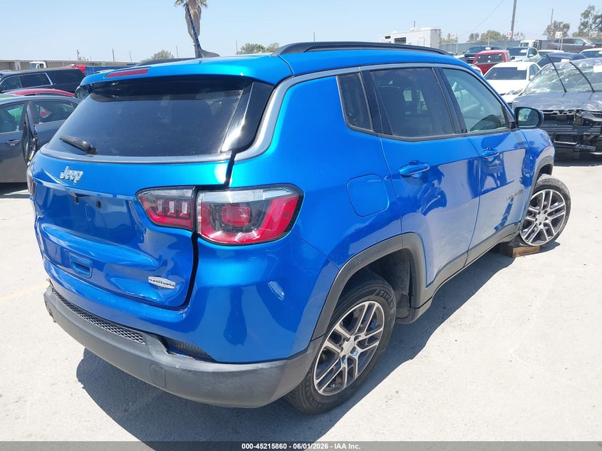 Vin: 3c4njcbb7kt706598, lot: 45713615, jeep compass sun and wheel fwd 20194