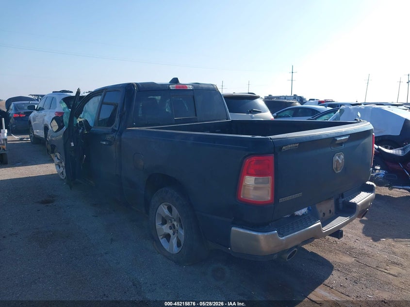 Vin: 1c6rrebt9kn757574, lot: 45713631, ram 1500 big horn/lone star  4x2 6'4 box 20193