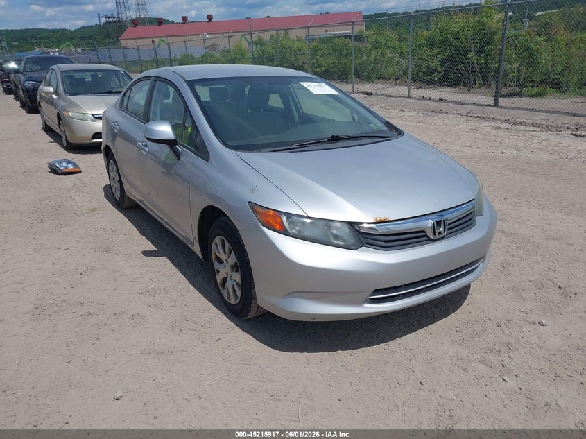 19XFB2F56CE380931 2012 Honda Civic 1.8 Lx Silver