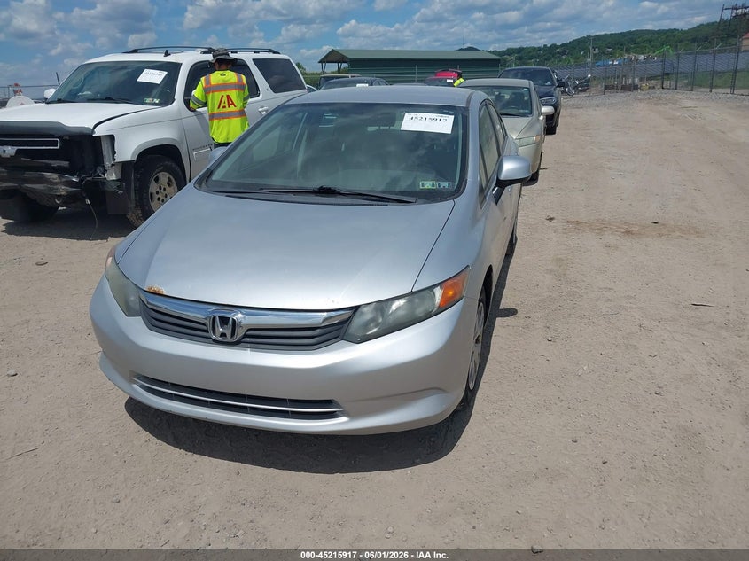 2012 Honda Civic Lx 19XFB2F56CE380931 photo 1