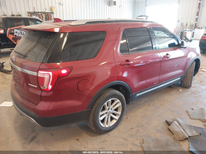 Vin: 1fm5k7d82gga17582, lot: 45713731, ford explorer xlt 20164