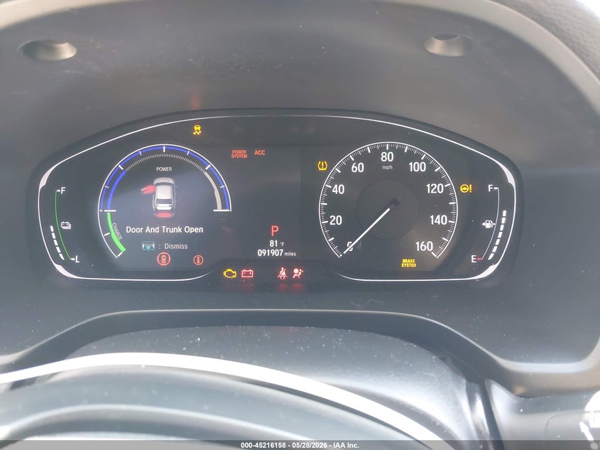 2019 HONDA INSIGHT auction photo 7