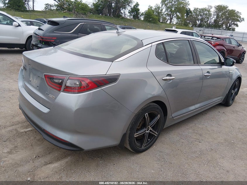 Vin: knagn4ad7f5088773, lot: 45713937, kia optima hybrid ex 20154