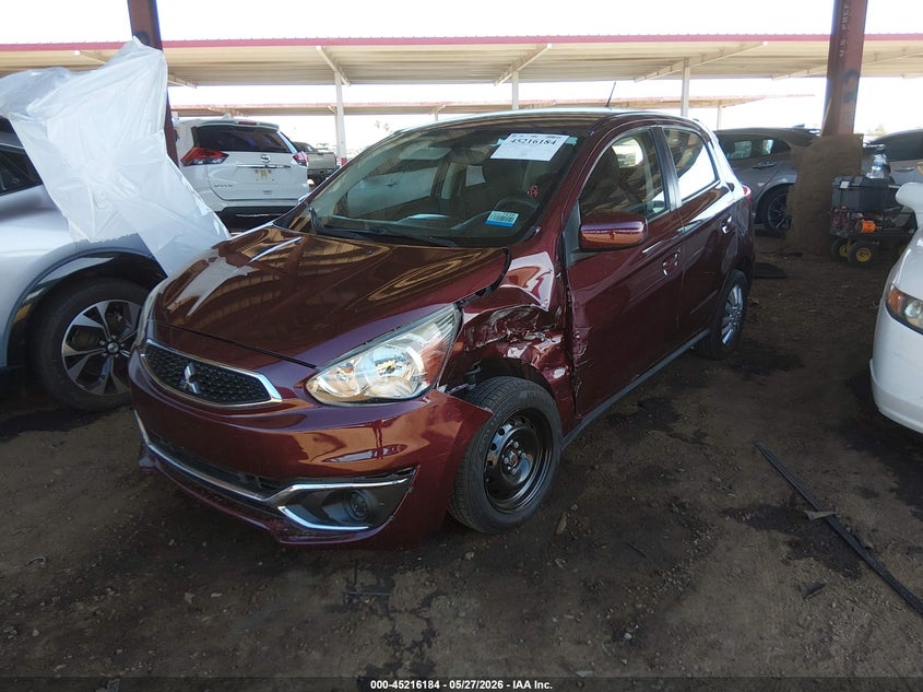 Vin: ml32a3hj1lh007598, lot: 45713939, mitsubishi mirage es 20202