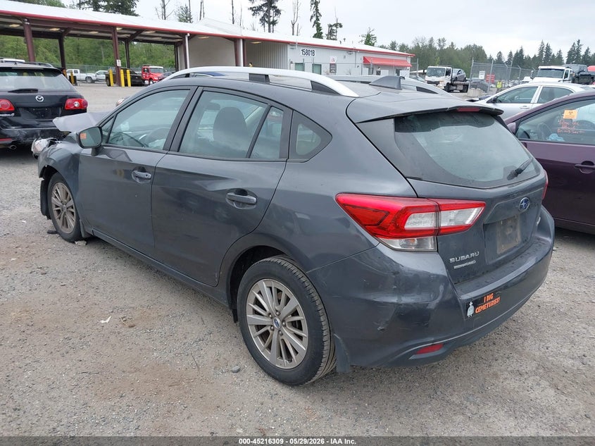 Vin: 4s3gtab65j3748188, lot: 45714064, subaru impreza 2.0i premium 20183