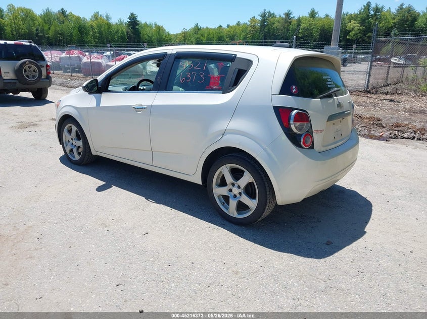 Vin: 1g1je6sb0f4135416, lot: 45714128, chevrolet sonic ltz auto 20153