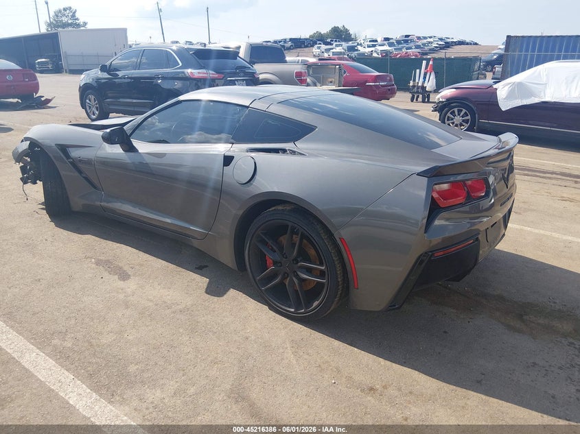 Vin: 1g1yh2d75g5111695, lot: 45714141, chevrolet corvette stingray z51 20163