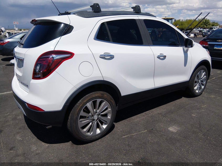 Vin: kl4cjasb9hb162962, lot: 45714155, buick encore preferred 20174