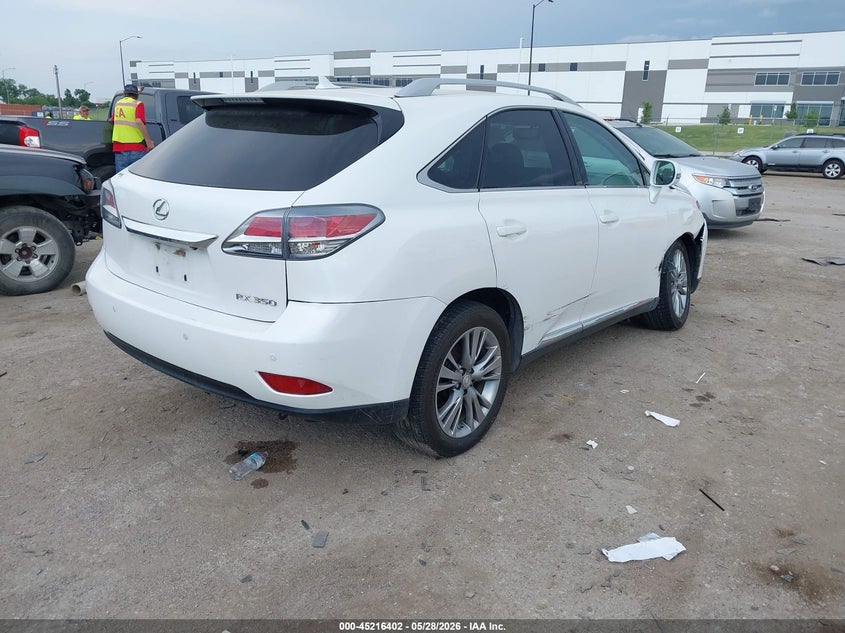 2013 LEXUS RX 350 auction photo 4