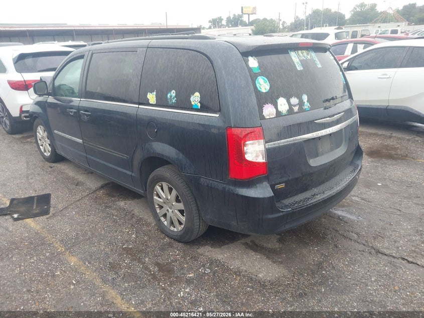 Vin: 2c4rc1bg7er160727, lot: 45714176, chrysler town & country touring 20143
