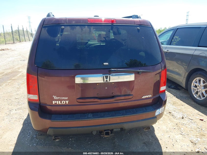 2011 Honda Pilot 3.5 Ex-L brown Lot 111045216493 Vin 5FNYF4H63BB015467