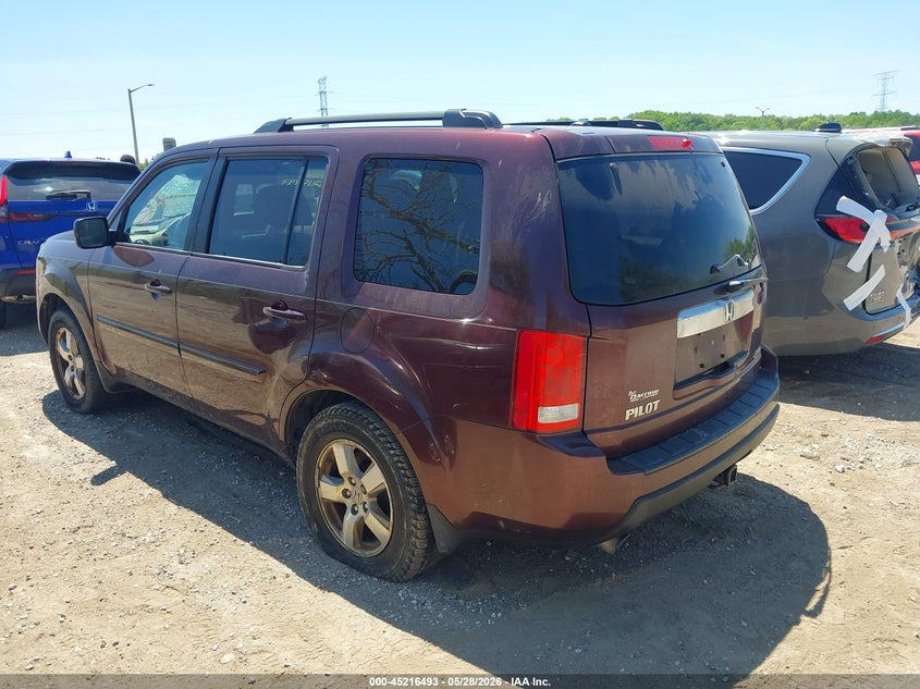 2011 Honda Pilot 3.5 Ex-L brown Lot 111045216493 Vin 5FNYF4H63BB015467