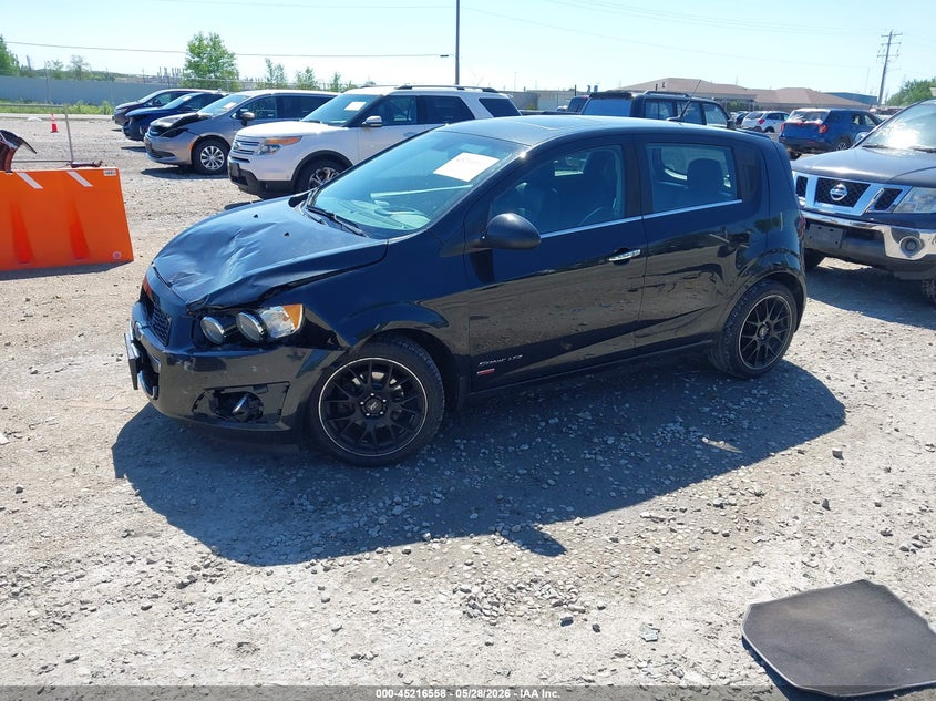 Vin: 1g1je6sb2d4242867, lot: 45714313, chevrolet sonic ltz auto 20132