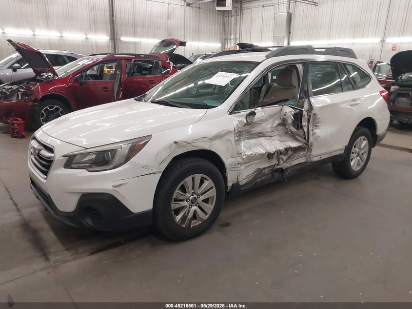 Vin: 4s4bsaacxj3236751, lot: 45714316, subaru outback 2.5i 20182
