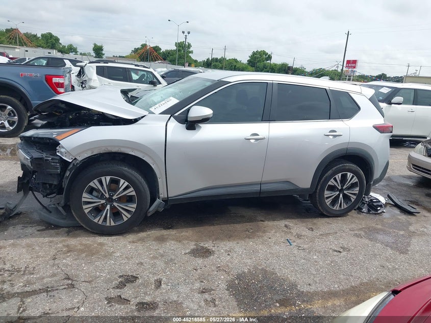 2022 Nissan Rogue Sv Fwd VIN: 5N1BT3BA4NC674483 Lot: 45216585