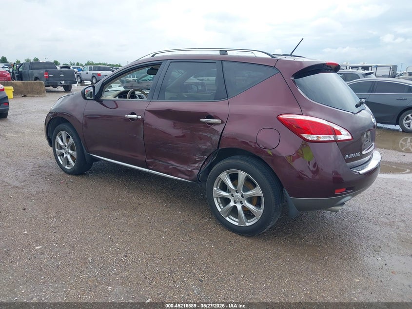 Vin: jn8az1mu8dw201259, lot: 45714344, nissan murano le 20133