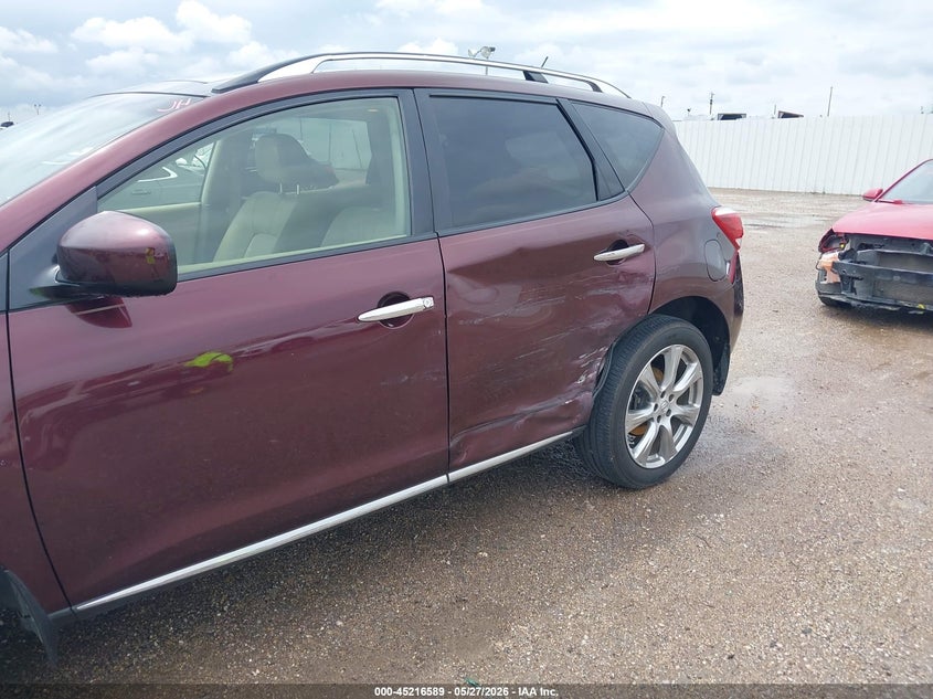 2013 Nissan Murano Le VIN: JN8AZ1MU8DW201259 Lot: 45216589