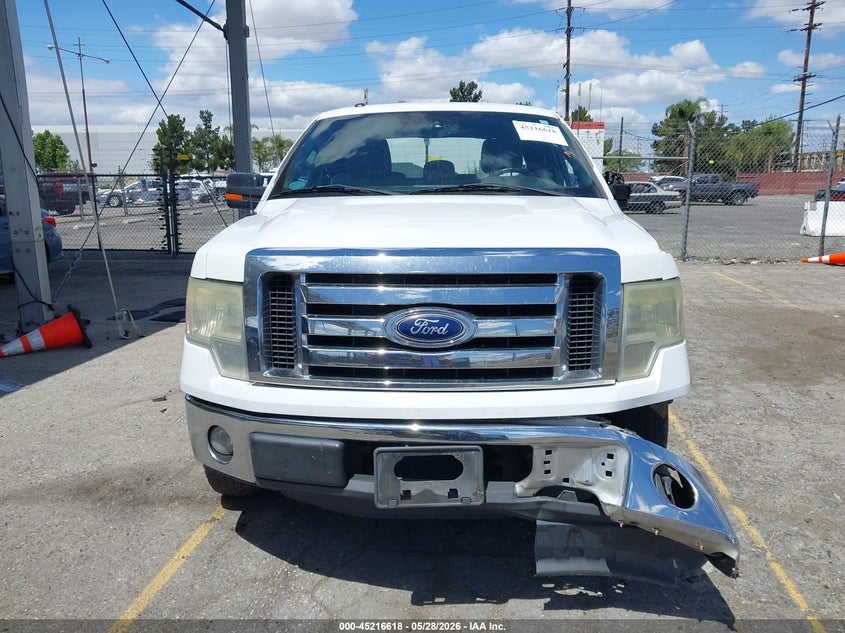 2012 Ford F-150 5.0 Xlt white Lot 111045216618 Vin 1FTFX1CF8CFB95374