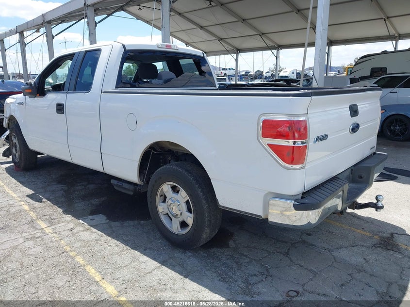 2012 Ford F-150 5.0 Xlt white Lot 111045216618 Vin 1FTFX1CF8CFB95374