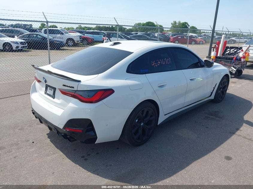 Vin: wba13aw07pfn83163, lot: 45714456, bmw m440i gran coupe xdrive 20234