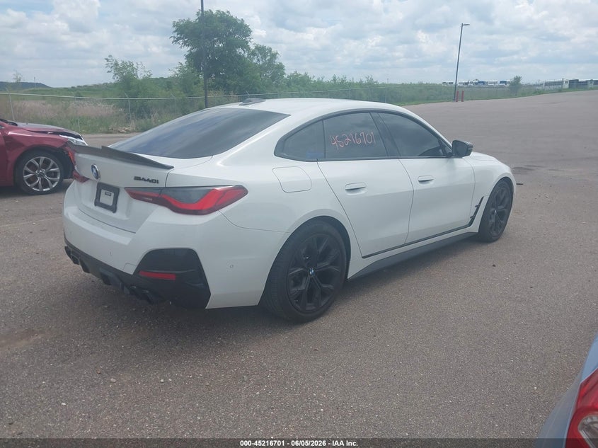 Vin: wba13aw07pfn83163, lot: 45714456, bmw m440i gran coupe xdrive 20234