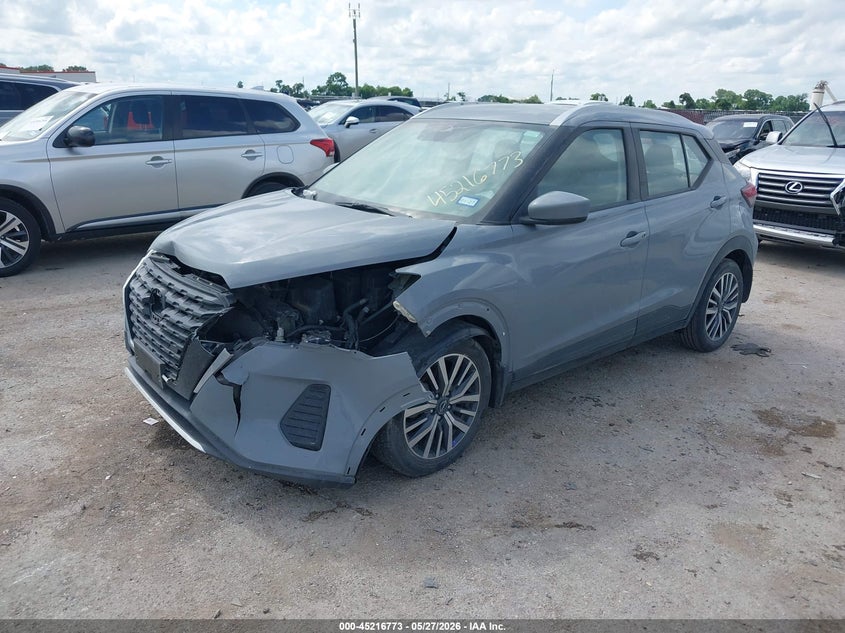 Vin: 3n1cp5cv3pl527480, lot: 45714528, nissan kicks sv xtronic cvt 20232