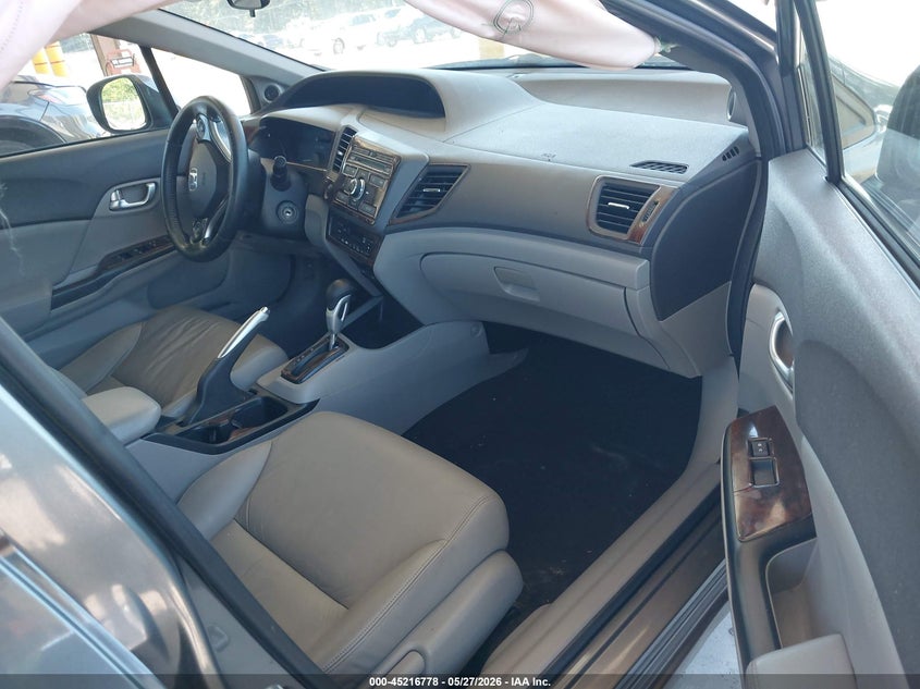 JHMFB4F39CS003306 2012 Honda Civic 1.5 Hybrid grey
