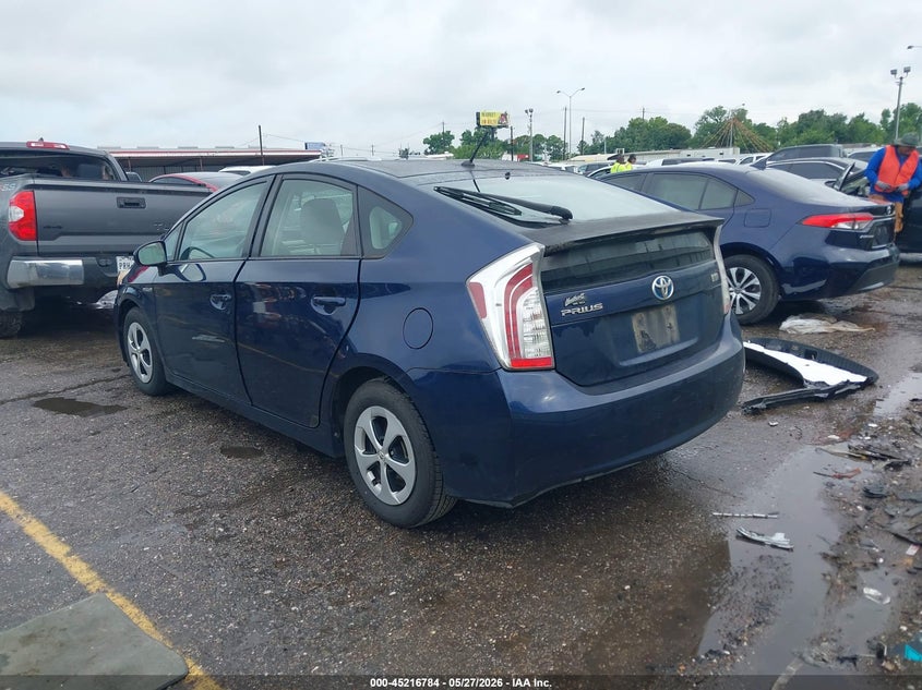 2012 Toyota Prius 1.8 Two blue Lot 111045216784 Vin JTDKN3DU1C1490780