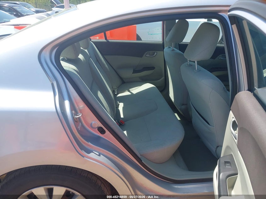 2012 Honda Civic 1.8 Lx silver Lot 111045216859 Vin 19XFB2F59CE013070