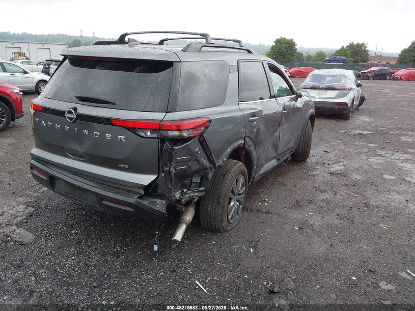 Vin: 5n1dr3bc8sc279744, lot: 45714638, nissan pathfinder sv 4wd 20254