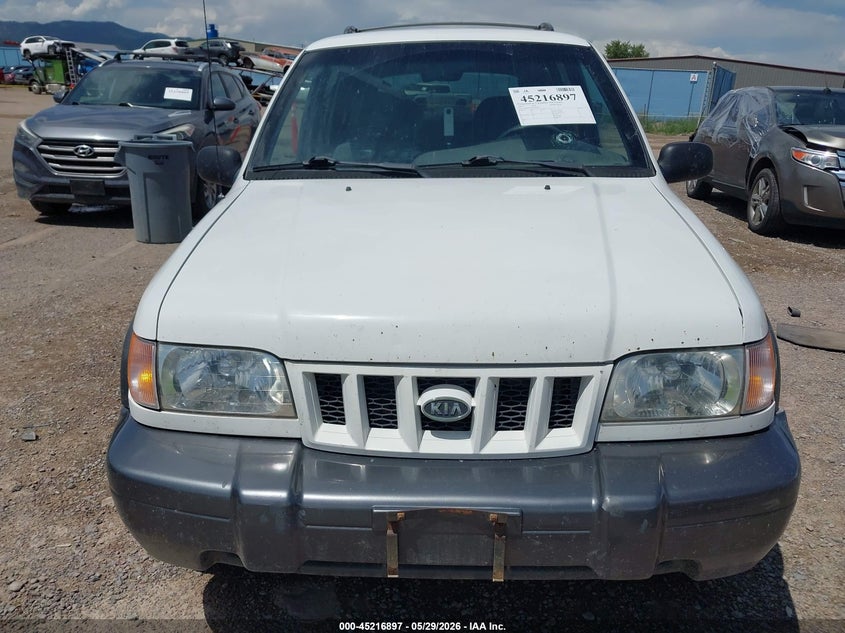 2002 Kia Sportage VIN: KNDJA723725158780 Lot: 45216897
